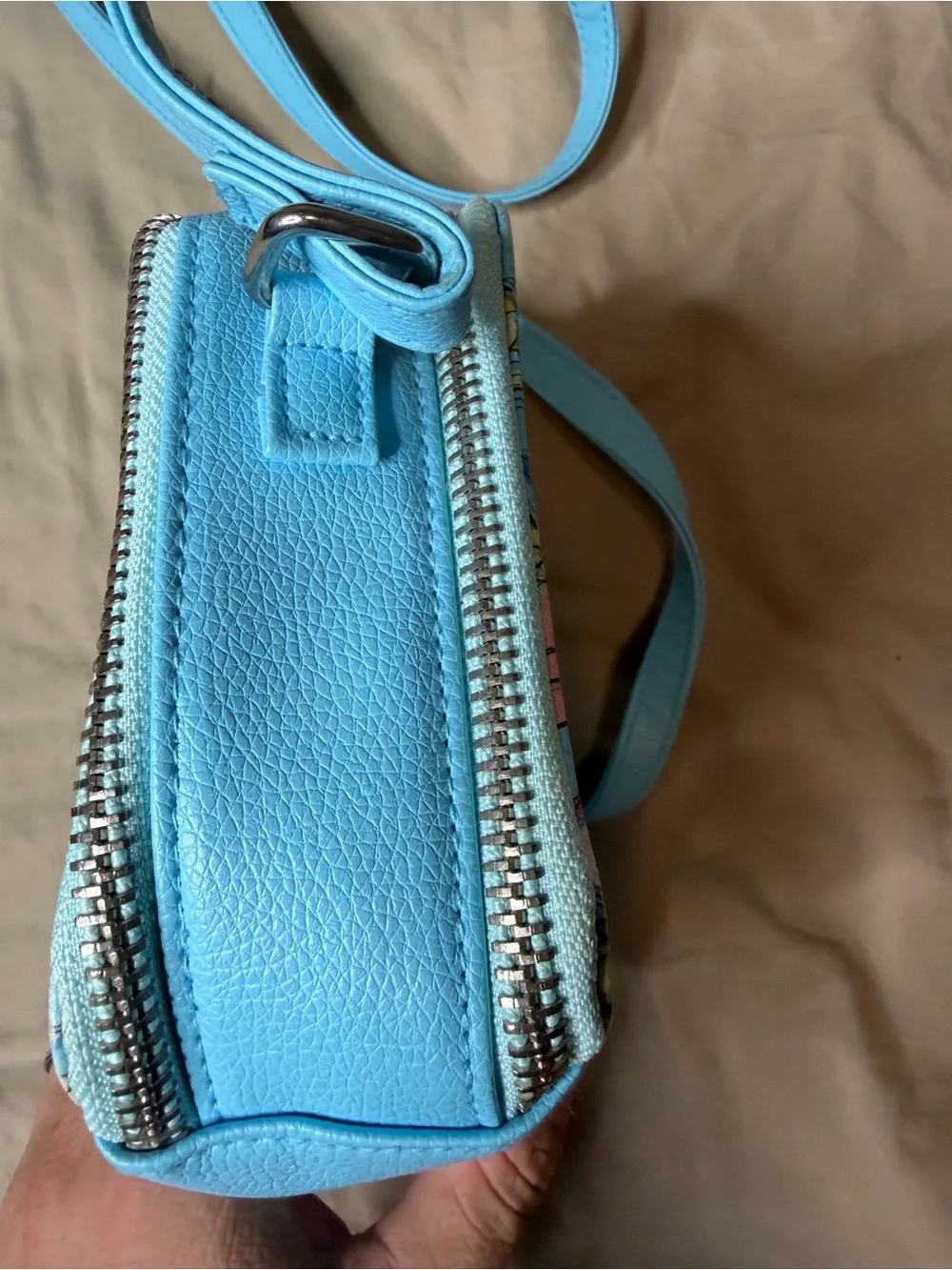 Disney Alice in Wonderland Tsum Tsum Crossbody Bag Purse Tote Cheshire